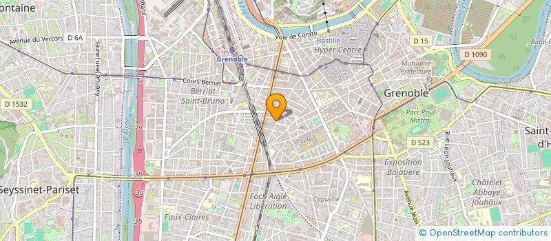 localisation de l'entreprise MADAME MANON HAINAUD à GRENOBLE