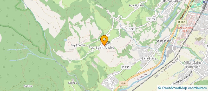 localisation de l'entreprise MADAME MANON HAMITI  PUY-SAINT-ANDRE