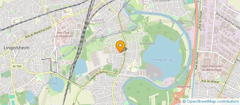 localisation de l'entreprise MADAME MANON HECHINGER  OSTWALD