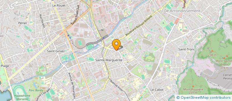 localisation de l'entreprise MADAME MANON HENIN à MARSEILLE