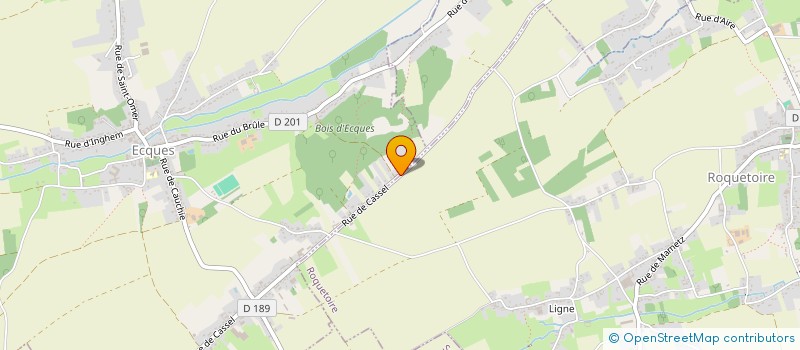 localisation de l'entreprise MADAME MANON HERBAUT  ECQUES