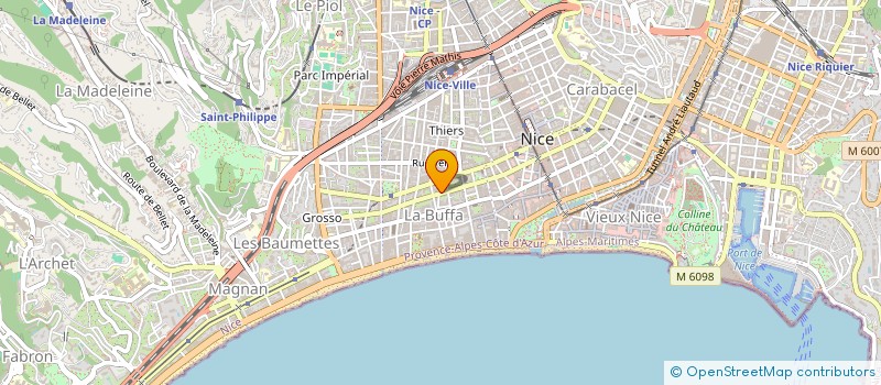 localisation de l'entreprise MADAME MANON HERBIN à NICE
