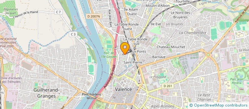 localisation de l'entreprise MADAME MANON HERIVAUX  BOURG-LES-VALENCE