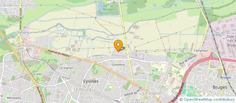 localisation de l'entreprise MADAME MANON HERNANDEZ  EYSINES