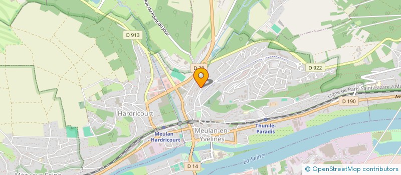 localisation de l'entreprise MADAME MANON HERY à MEULAN-EN-YVELINES