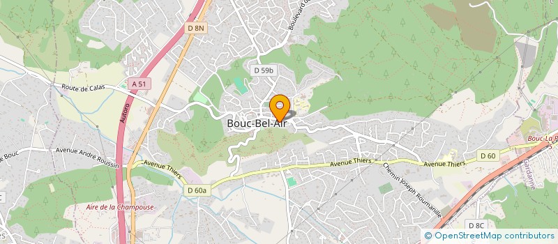 localisation de l'entreprise MADAME MANON HONORAT à BOUC-BEL-AIR