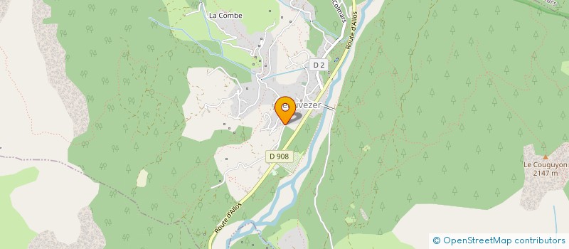 localisation de l'entreprise MADAME MANON HOUZIER  BEAUVEZER