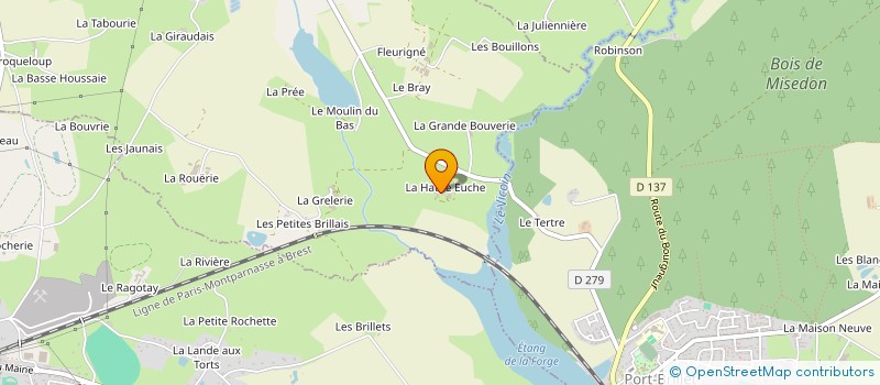 localisation de l'entreprise MADAME MANON HUCHEDE à LAUNAY-VILLIERS