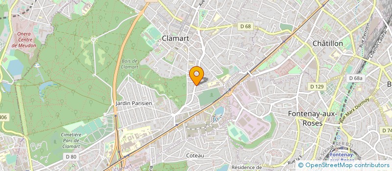 localisation de l'entreprise MADAME MANON HUDSON à CLAMART