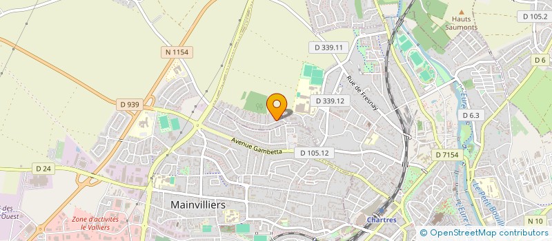 localisation de l'entreprise MADAME MANON HUET à CHARTRES