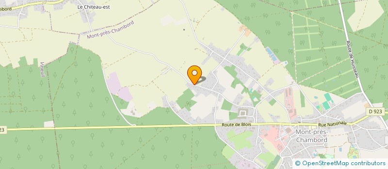 localisation de l'entreprise MADAME MANON HUET  MONT-PRES-CHAMBORD