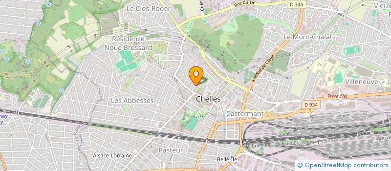 localisation de l'entreprise MADAME MANON IVORRA  CHELLES