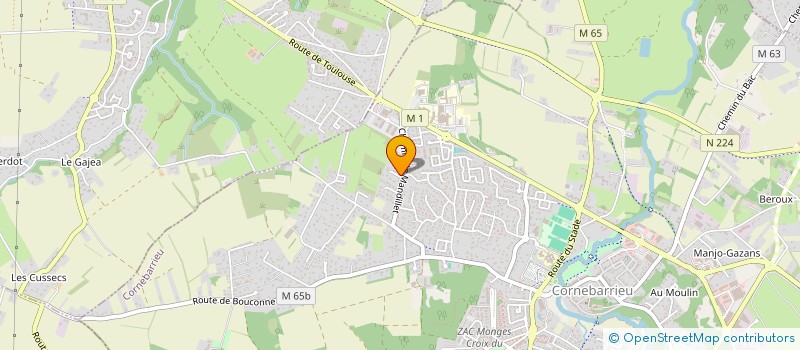 localisation de l'entreprise MADAME MANON IZARD  CORNEBARRIEU