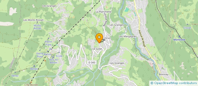 localisation de l'entreprise MADAME MANON JACQUEMOUD  SAINT-GERVAIS-LES-BAINS