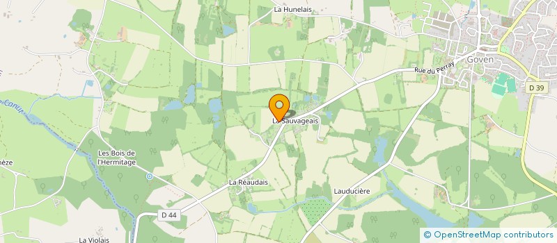 localisation de l'entreprise MADAME MANON JAGUELIN  GOVEN