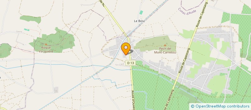 localisation de l'entreprise MADAME MANON JAILLET  CUXAC-D'AUDE