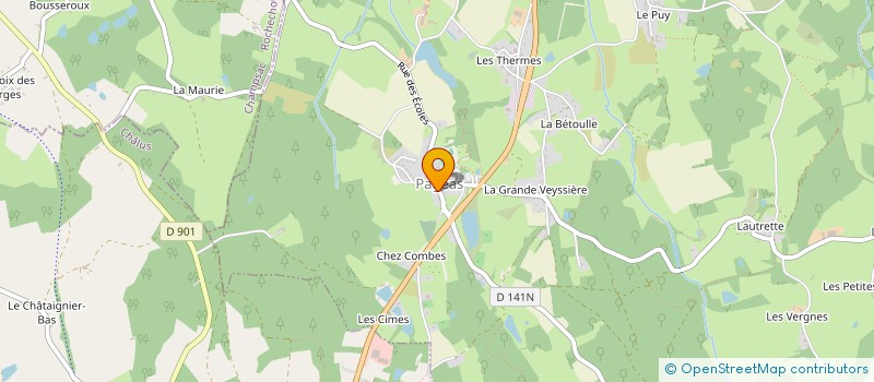 localisation de l'entreprise MADAME MANON JALOUX  PAGEAS