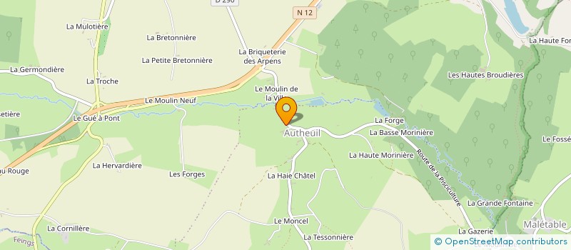 localisation de l'entreprise MADAME MANON JAMAIN à TOUROUVRE AU PERCHE