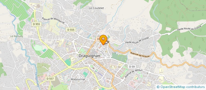 localisation de l'entreprise MADAME MANON JAMMES  DRAGUIGNAN