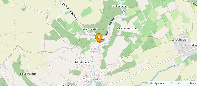 localisation de l'entreprise MADAME MANON JOUBERT à MONTEAUX