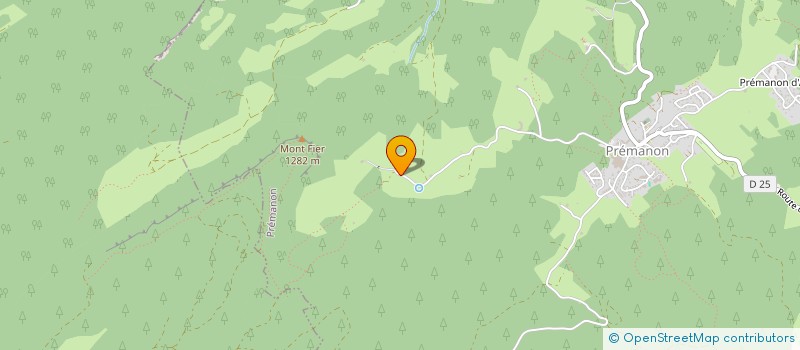 localisation de l'entreprise MADAME MANON JOUET  PREMANON