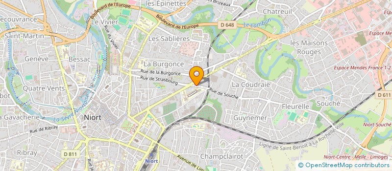 localisation de l'entreprise MADAME MANON JOULAIN à NIORT