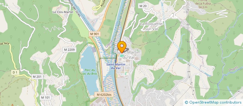 localisation de l'entreprise MADAME MANON JOUSSE  SAINT-MARTIN-DU-VAR