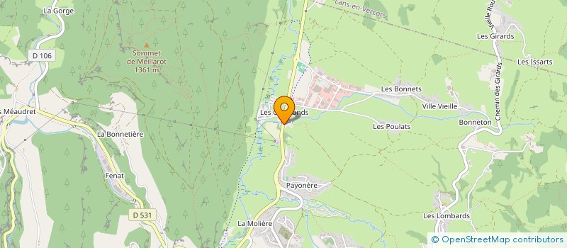 localisation de l'entreprise MADAME MANON JUHEL  VILLARD-DE-LANS