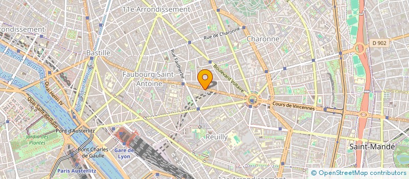 localisation de l'entreprise MADAME MANON JUILLET  PARIS 12