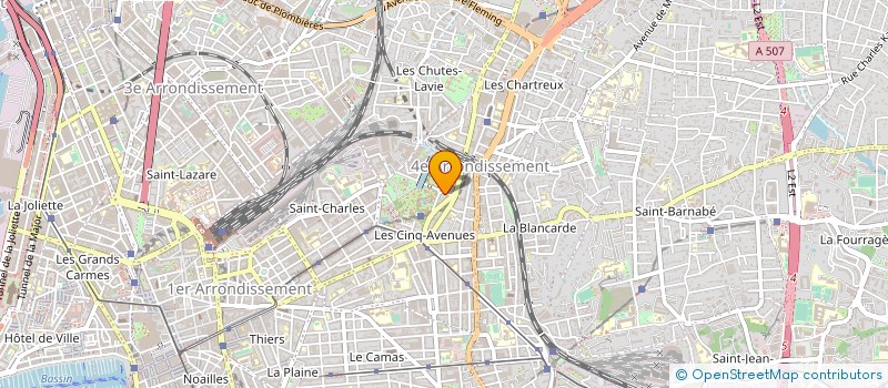 localisation de l'entreprise MADAME MANON JULIEN à MARSEILLE