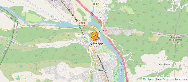 localisation de l'entreprise MADAME MANON JUSTE  SISTERON