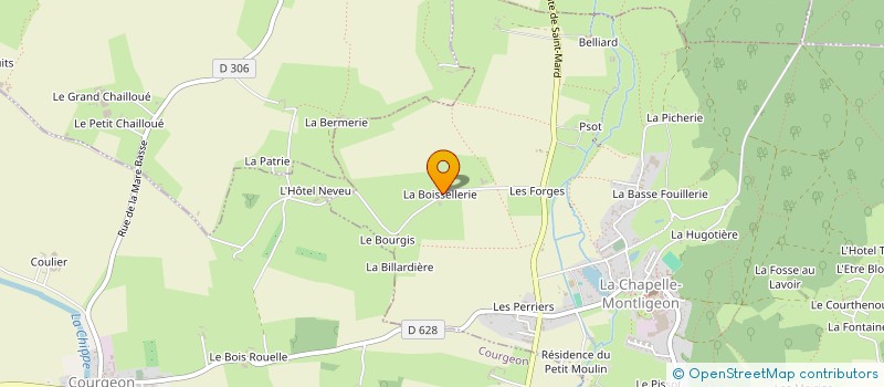 localisation de l'entreprise MADAME MANON KELLER à LA CHAPELLE-MONTLIGEON