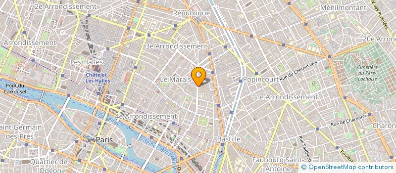 localisation de l'entreprise MADAME MANON KLEIN à PARIS