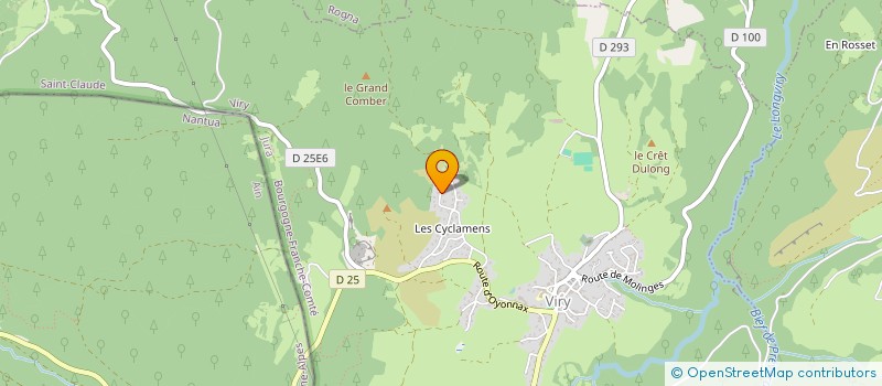 localisation de l'entreprise MADAME MANON KOLODZIEJCZYK  VIRY