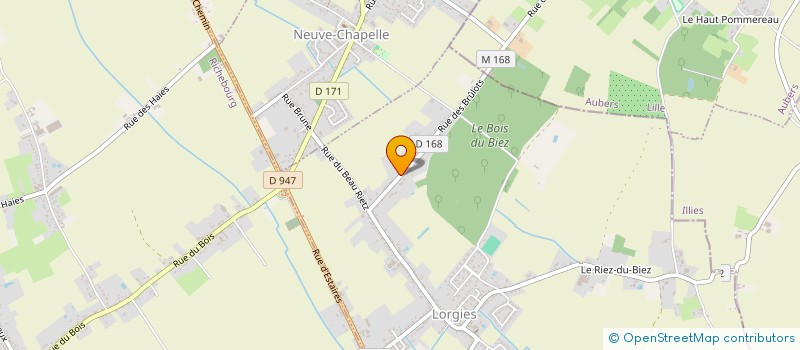 localisation de l'entreprise MADAME MANON KOSZTUR  LORGIES