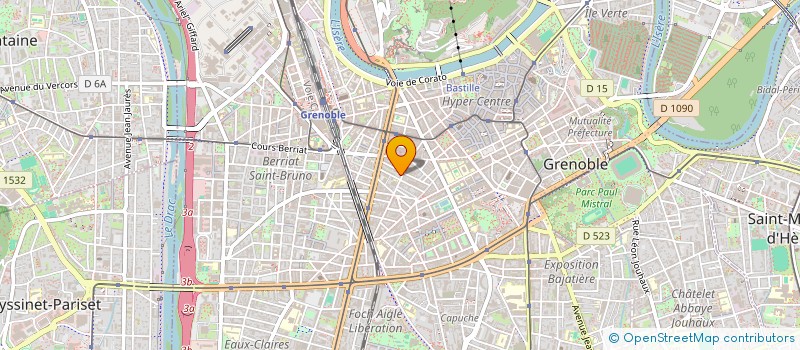 localisation de l'entreprise MADAME MANON KRIEF  GRENOBLE