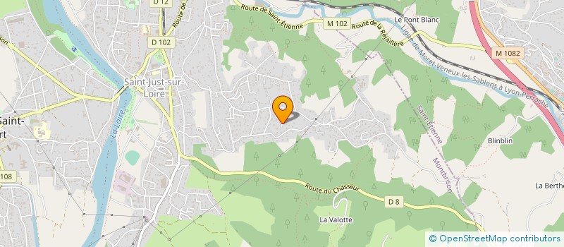 localisation de l'entreprise MADAME MANON LA GRECA à SAINT-JUST-SAINT-RAMBERT