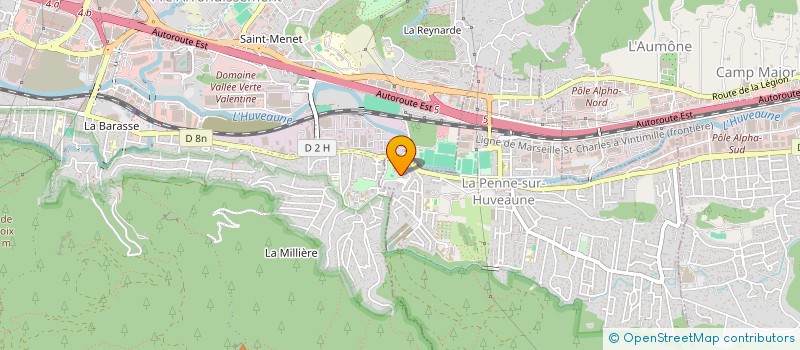 localisation de l'entreprise MADAME MANON LA ROSA  LA PENNE SUR HUVEAUNE