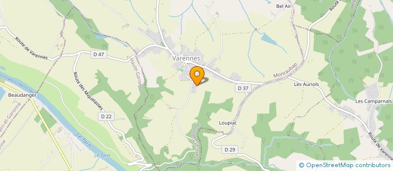 localisation de l'entreprise MADAME MANON LABAT  VARENNES