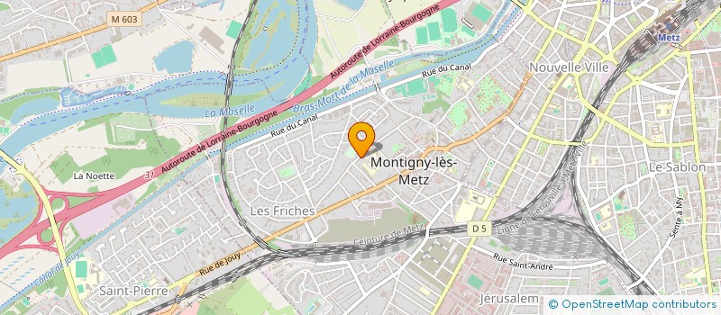 localisation de l'entreprise MADAME MANON LACOUR  MONTIGNY-LES-METZ