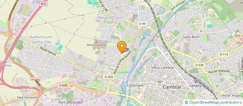 localisation de l'entreprise MADAME MANON LACROIX  NEUVILLE-SAINT-REMY