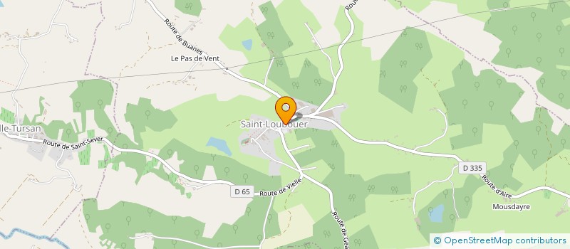 localisation de l'entreprise MADAME MANON LAFARGUE  SAINT-LOUBOUER