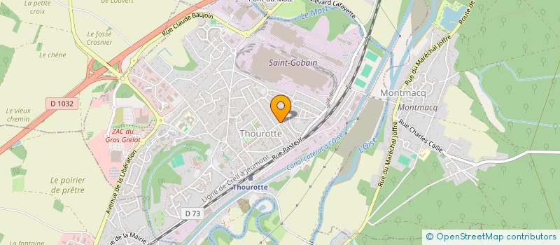 localisation de l'entreprise MADAME MANON LAGACHE  THOUROTTE