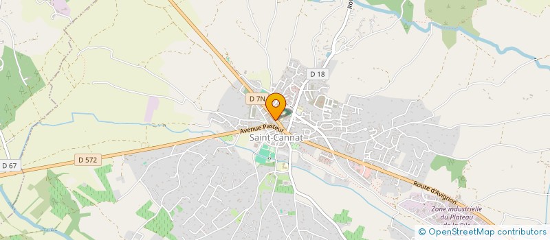 localisation de l'entreprise MADAME MANON LAGADIC  SAINT-CANNAT