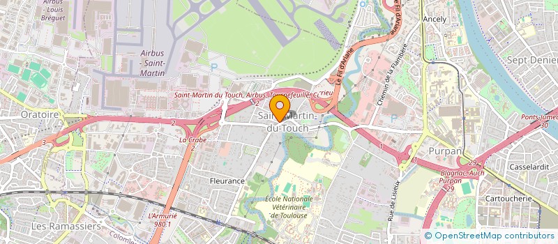 localisation de l'entreprise MADAME MANON LAGE  TOULOUSE