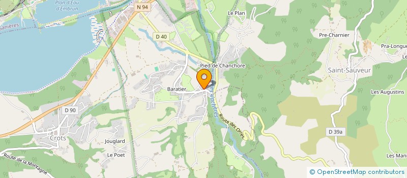 localisation de l'entreprise MADAME MANON LAGIER-TOURAINE à BARATIER