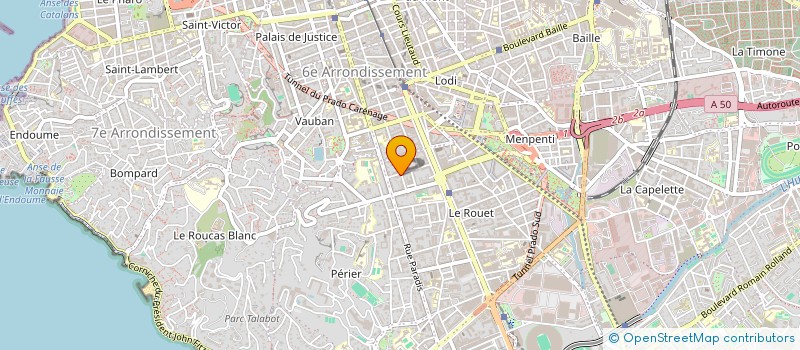 localisation de l'entreprise MADAME MANON LAGRENE  MARSEILLE