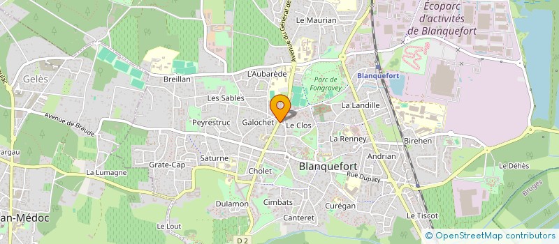 localisation de l'entreprise MADAME MANON LAMARQUE à BLANQUEFORT