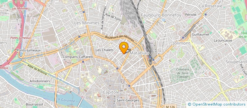 localisation de l'entreprise MADAME MANON LAMARQUE  TOULOUSE