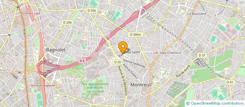localisation de l'entreprise MADAME MANON LANCEROTTO à MONTREUIL